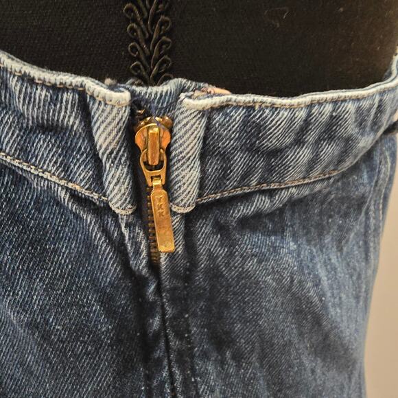 Anthropologie  Forever That Girl Camila One Shoulder Denim Dress - Picture 6 of 10